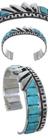 Turquoise Inlay Southwest Jewelry Cuff Bracelet BW66365